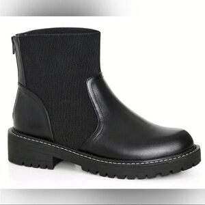 EVANS TAMMY CHUNKY HEEL ANKLE BOOTS